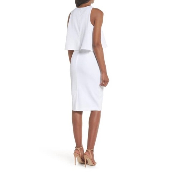 Chelsea28 Sleeveless Textured Layered Midi Dress Size 16 - Picture 2 of 10